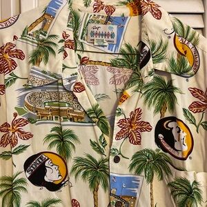 FSU Aloha Shirt Reyn Spooner XL Vintage